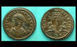Licinius II, Thessalonica, 20-Year Vow reverse!
